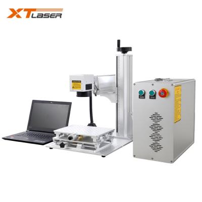 China Air Cooled Fiber Laser Marking Machine Metal No-metal 30w Laser Marking for sale