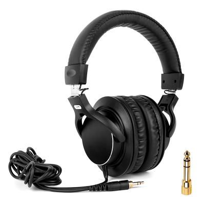 China Excellent Sound Isolation Manufacturing Customize Wired Stereo Headphone Over Ear Noise Canceling Professional Studio Earphone Monitor For Recording for sale