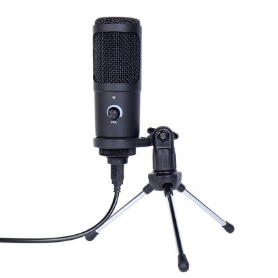 China Cardioid Microphone with Desktop Kit Padcast USB Condenser Gaming Vlogging Desktop Microphone for Stream for sale