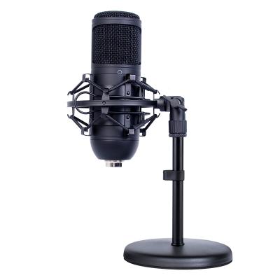 China Cardioid Microphone with Professional Desktop Kit Studio Recording Condenser USB Microphone for Computer Gaming Podcast for sale