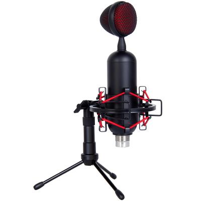 China Cardioid Microphone with Kit Desktop Studio Recording Vlog Condenser Podcast USB Broadcast Microphone for Game for sale