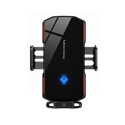 China Sensor Auto Car Electric Car Touch Wireless Charger 15W Qi For iPhone 13 12 Mini Pro USB Max Magnetic Infrared Sensor Phone Holder Mount for sale