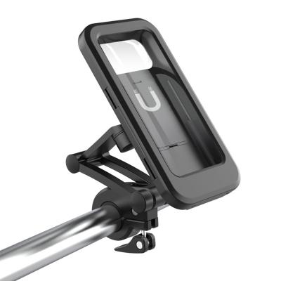 China OEM Universal Adjustable Bicycle Gps Frame Waterproof Mobile Phone Mount Holder Bike Motorcycle Handlebar Case For Mobile Phone for sale