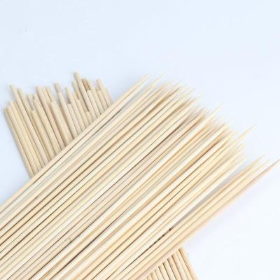 China Thermal Resistance Wholesale Bamboo Sticks Bamboo Sticks Barbecue 40cm 30cm 25cm for sale