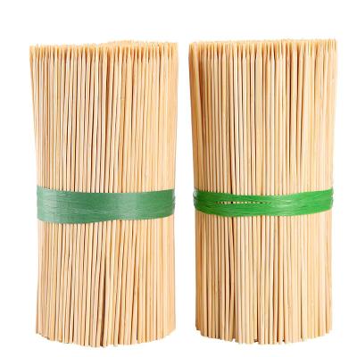 China Wholesale Free Sample Heat Resistance Round BBQ Bamboo Skewer And Stick for sale