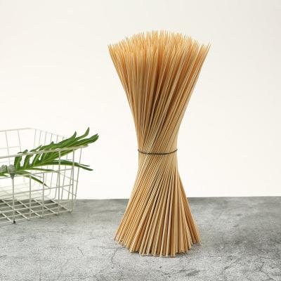 China Thermal Resistance Wholesale High Quality Disposable Barbecue 40cm Custom Round Bamboo Skewer for sale