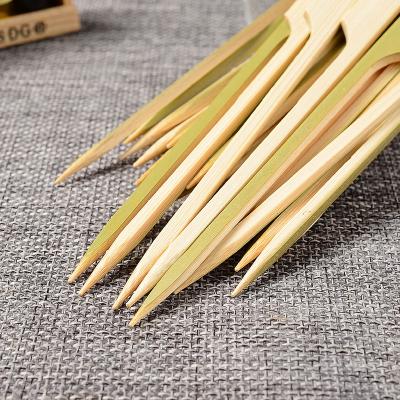 China High Quality Customized Heat Resistance Teppo Bamboo Skewer Flat Wooden Bamboo Stick for sale