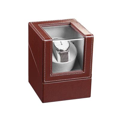 China PU Leather Rotating High End Wholesale Battery Auto Mechanical Watch Winder Shaker Box for sale