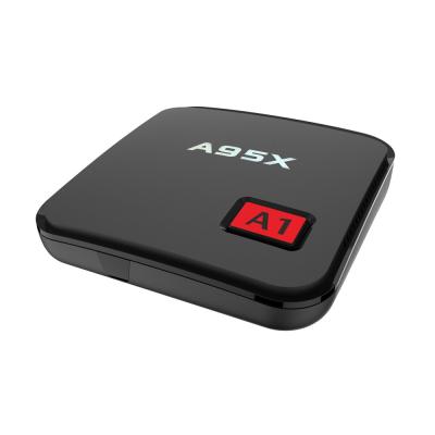 Chine Quadruplez la résolution 4K à grande vitesse de Kodi A95X A1 S905X 2 USB 2,0 de boîte d'Android TV de noyau à vendre