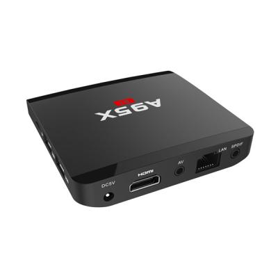 China Mini set-top box A95X R1, set-top box elegante 2.4GHz WIFI de Wifi de la PC de Android de RK3229 HD en venta