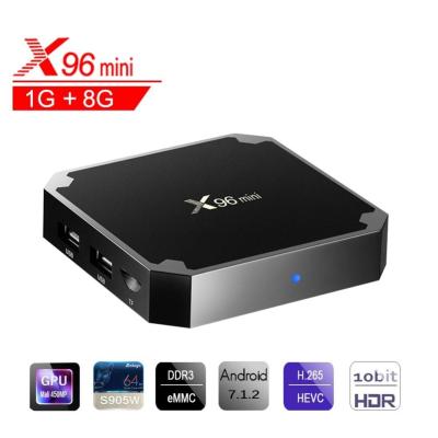 China Mini-Android Definition gesetzter Spitzenkasten-Viererkabel-Kern Amlogic S905W X96 Unterstützungs4k/2k zu verkaufen