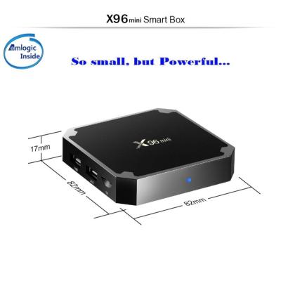 China X96 de Minidoos van TV van Android van de Vierlingkern, 2G/16G Android Geplaatst Hoogste Doos Amlogic S905W Te koop