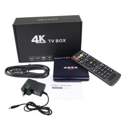 China van de de Vierlingkern van 2.4Ghz Wifi 4k de Doos van TV van Android, de Doos Kodi van A95X R1 Android Media Player Te koop