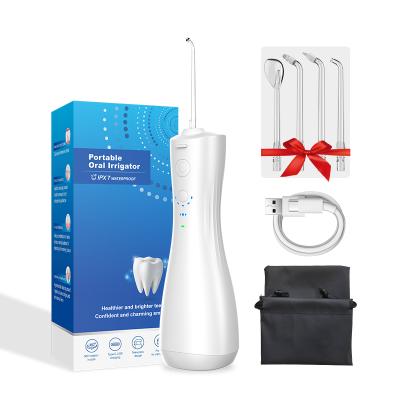 China New Arrival Outer Teeth Cleaning Battery Recharbeble Cordless Displacement Oral Irrigator For Sale for sale