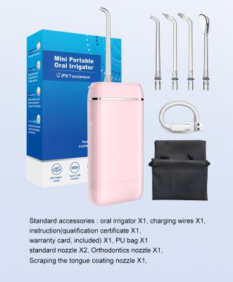 China Electric Wireless Portable Dental Oral Irrigator Pick Jet Hotel Dental Water Flosser Tips For Dental Cleaning for sale