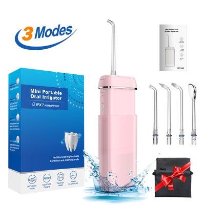 China Best Quality Hotel Quality Mini Water Flosser Professional Dental Dental Oral Jet Teeth Wireless Clean Selection For Teeth for sale