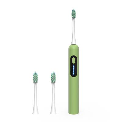 China PP Porcelain Care Soft Oral Portable Custom Logo Eco-Friendly Disposable Adult Smart Electric Toothbrush for sale