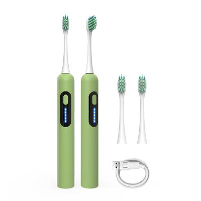 China Rechargeable pp wireless battery operated electric toothbrush ipx7 for adult with rotating head for sale