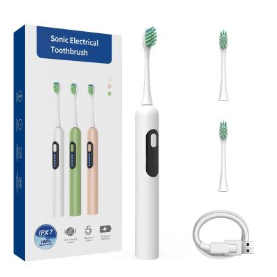 China 2021 New Travel PP Wireless Smart Sonic Electric Toothbrush Portable Automatic Adult Gum Care for sale