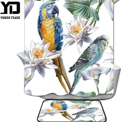 China Factory Price Viable Cheap Art Shower Curtain Printing Bathroom With Price for sale