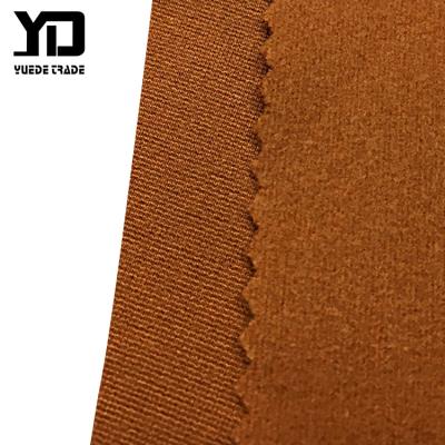 China High Quality Moisture-absorbent Plain Dyed Pile 30s Double Knitted Fabric For Garment for sale