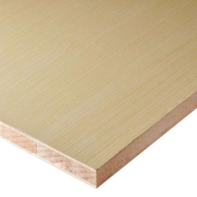 China Tropical Commercial Block Board Plywood Panel Melamine Side Finish for sale