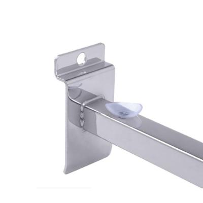 China Retail Industry SQUARE HANGING HANGERS 18mm FOR DISPLAY SLOTTED MDF BOARD for sale