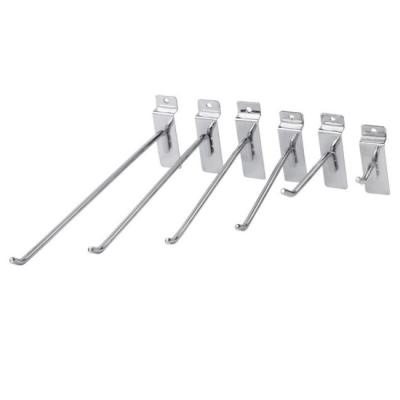 China Single retail industry supermarket wire slatwall shelf hook display hooks in stock for sale