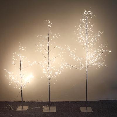 China Factory Directly Sale Plastic Unique Artificial Palm Decorative Outdoor Light Led Christmas Led Tree Light for sale