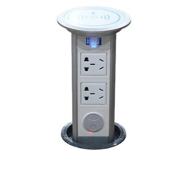 China Household/Multi-Purpose Hidden Tabletop Kitchen Row Multi-Function Outlet Socket USB Wireless Charging Charging for sale