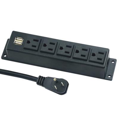 China Residential/Multi-Purpose 6 Socket Power Outlet In US/UK Standard Power Strip Furniture Hotel Outdoor Tabletop Project for sale