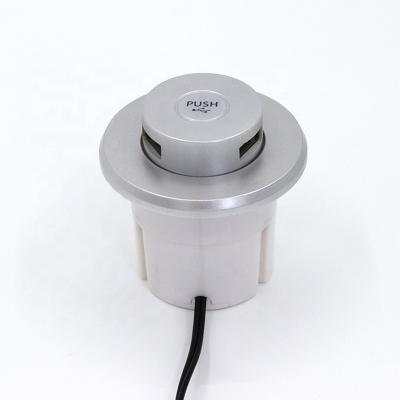 China Residential / General Purpose Auto USB Power Charging Socket With 2 Pin Desk Plug Adapter For Furniture Outlet for sale