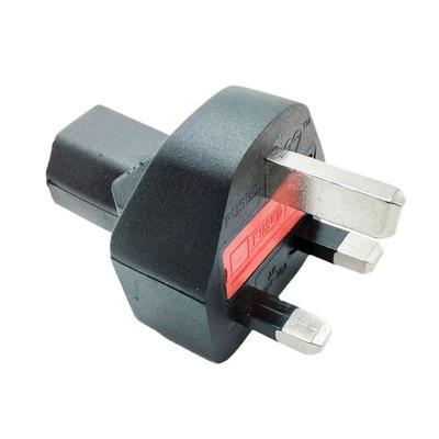 China LAPTOP Quality Safe C13 Male To UK Power Adapter Connector Plug for sale