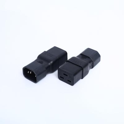 China LAPTOP Quality Safe IEC 320 C14 Male To Quadrate C19 Power Adapter Connector Plug for sale