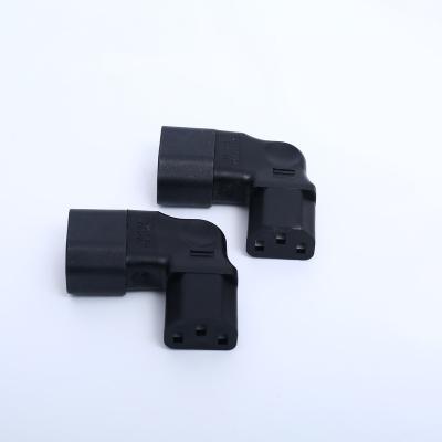 China Stable Computer Quality DC Turn Straight C14 Male To C13 Power Adapters Connector Plug for sale