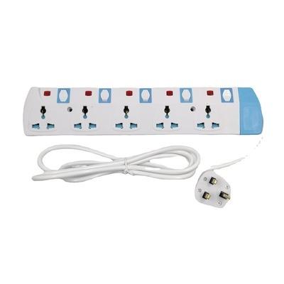 China Commercial 2022 Best Popular Alarm Indicator Light Holes 3-4-5 Controllable Socket Outlet for sale