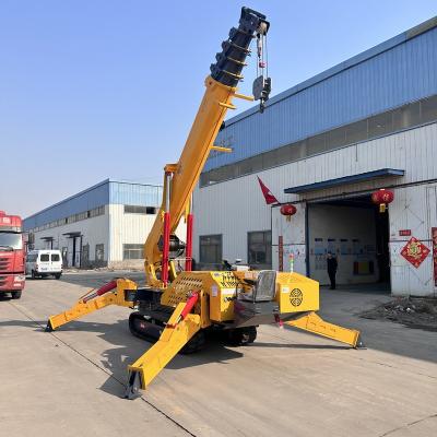 China Other Narrow Space 3t Engine Remote Control Spider Crane Self Propelled Hydraulic Spider Crane for sale