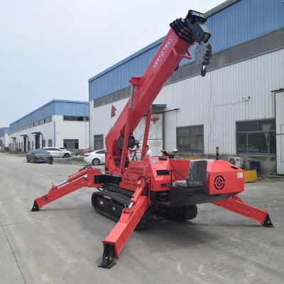 China Other Narrow Remote Control Spider Crane Top Quality 3t Space Motor Self Propelled Hydraulic Spider Crane for sale