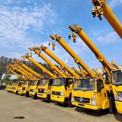 China TRUCK CRANE Construction Machinery Lifting Telescopic Boom 25 Ton 50 Ton Heavy Duty Truck Crane for sale