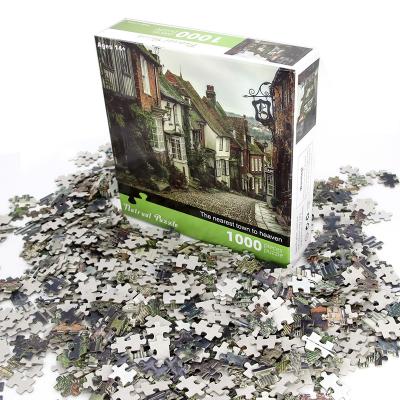 China DIY TOY Custom Jigsaw Puzzles 10000 Piece Jigsaw Puzzles 1000 Pieces For Adults for sale