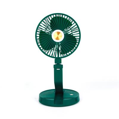 China Foldable New Portable Electric Rechargeable With Led Light Handheld Fans for sale