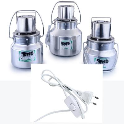 China Commercial Electric Aluminum Milk Mixer With Stainless Steel Lid for sale