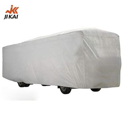 China Durable RV Cover Waterproof UV Protection Class A Motorhome Cover With Zipper for sale