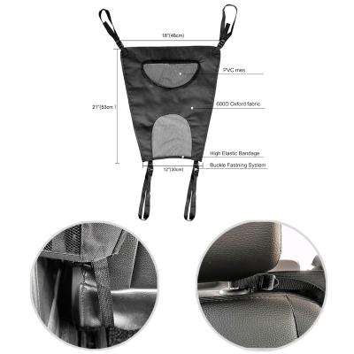 China Travel Barrier Safety Folding Oxford Mesh Back Seat Car Pet Stored Barrier for sale