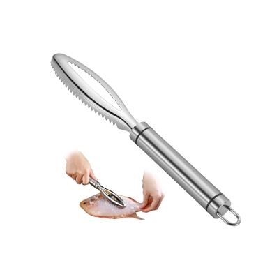 China Viable High Quality Kitchen Tool Fish Scale Peeler 304 Stainless Steel Fish Scale Remover for sale