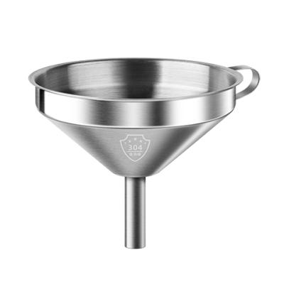 China Sustainable stainless steel funnel with filter for essential oils and flasks for sale