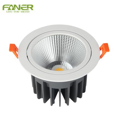 China Modern Black Color FANER Housing And Frame COB Spot Light For Barn Kid Room Lighting 5w 7w 12w 16w CB CE ETL Bis for sale