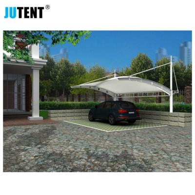 China Factory Price PTFE Woven Fabric Direct Design Parking Lot Kits Fabric Cantilever Parking Lot for sale