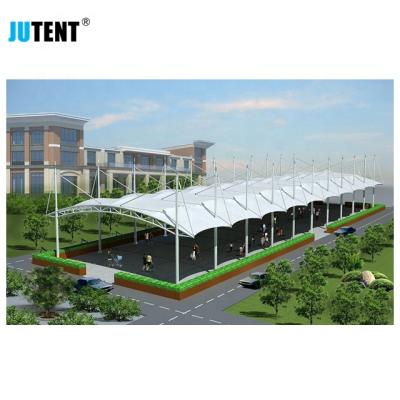 China Waterproof UV-Resistance Steel Structure Tennis Court Fabric Architectural Tension Canopy for sale