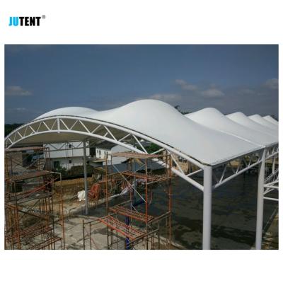 China 2020 Hot Sales Shell PVC Roof Membrane Roof Fabric Pavilion Membrane Roof for sale